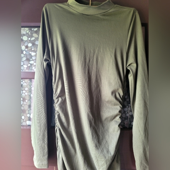 🌟💖Almost Famous Army Green BodyCon Dress 💖🌟 - Picture 3 of 4
